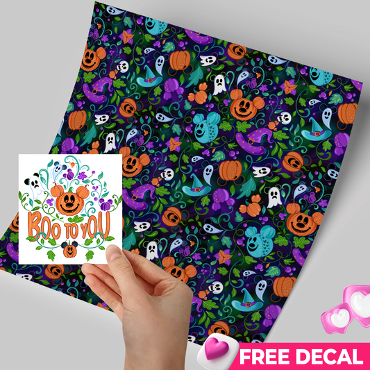 Printed Vinyl Sheet 12x12 " Permanent Vinyl - This is Pumpkin