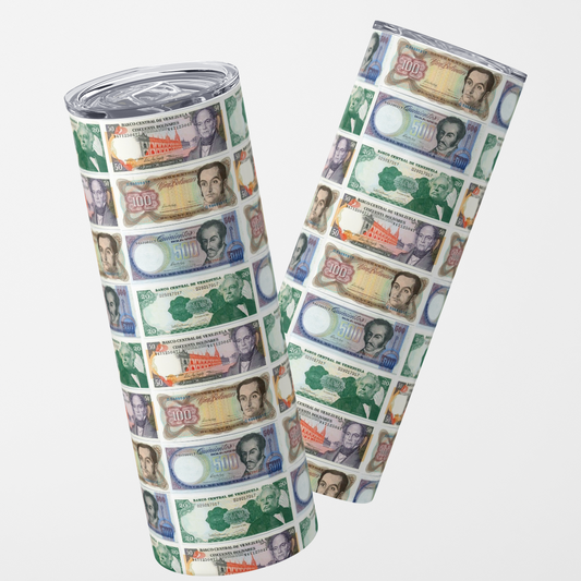 12x12 inches Venezuela Old Money Pattern Printed Vinyl