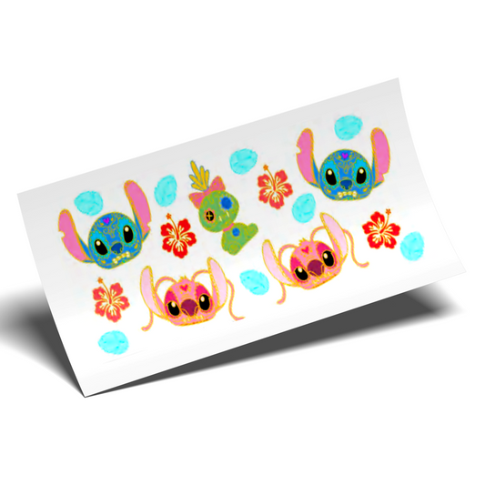 UV DTF - Stitch doodle uv dtf cup wrap