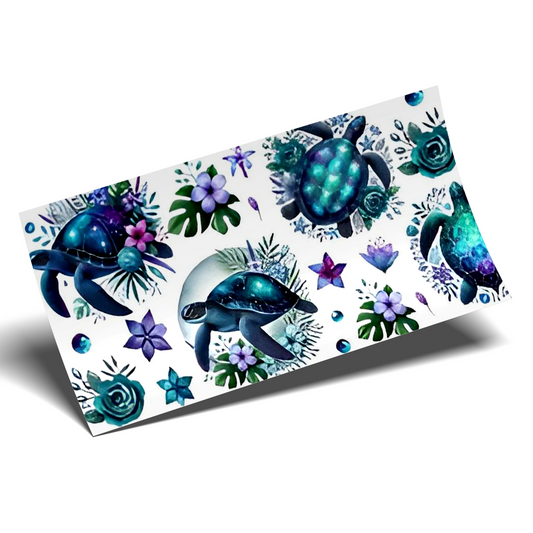 Cup Wrap Sticker UV DTF - Sea Turtle
