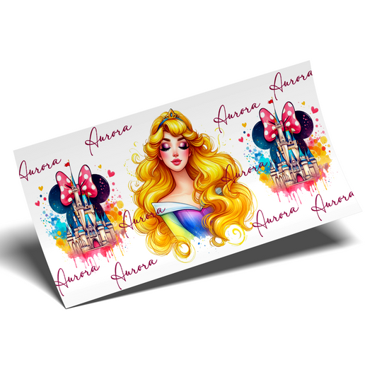 Cup Wrap Sticker - UV DTF Aurora