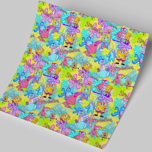 High-Quality Printed Adhesive Vinyl – Permanent Finish 12x12" Beach friends / Free Uvdtd decal