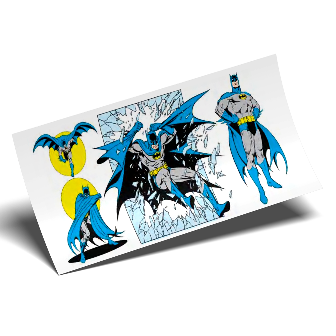 Cup Wrap Stickers UV DTF Wrap - Batman