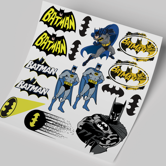 Cup Wrap Sticker UV DTF - Batman 10x10 inches Sheet