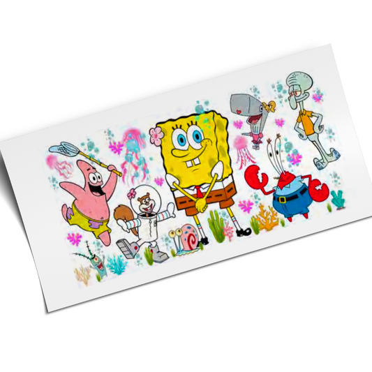 UV DTF Wrap Stickers - Sea Friends