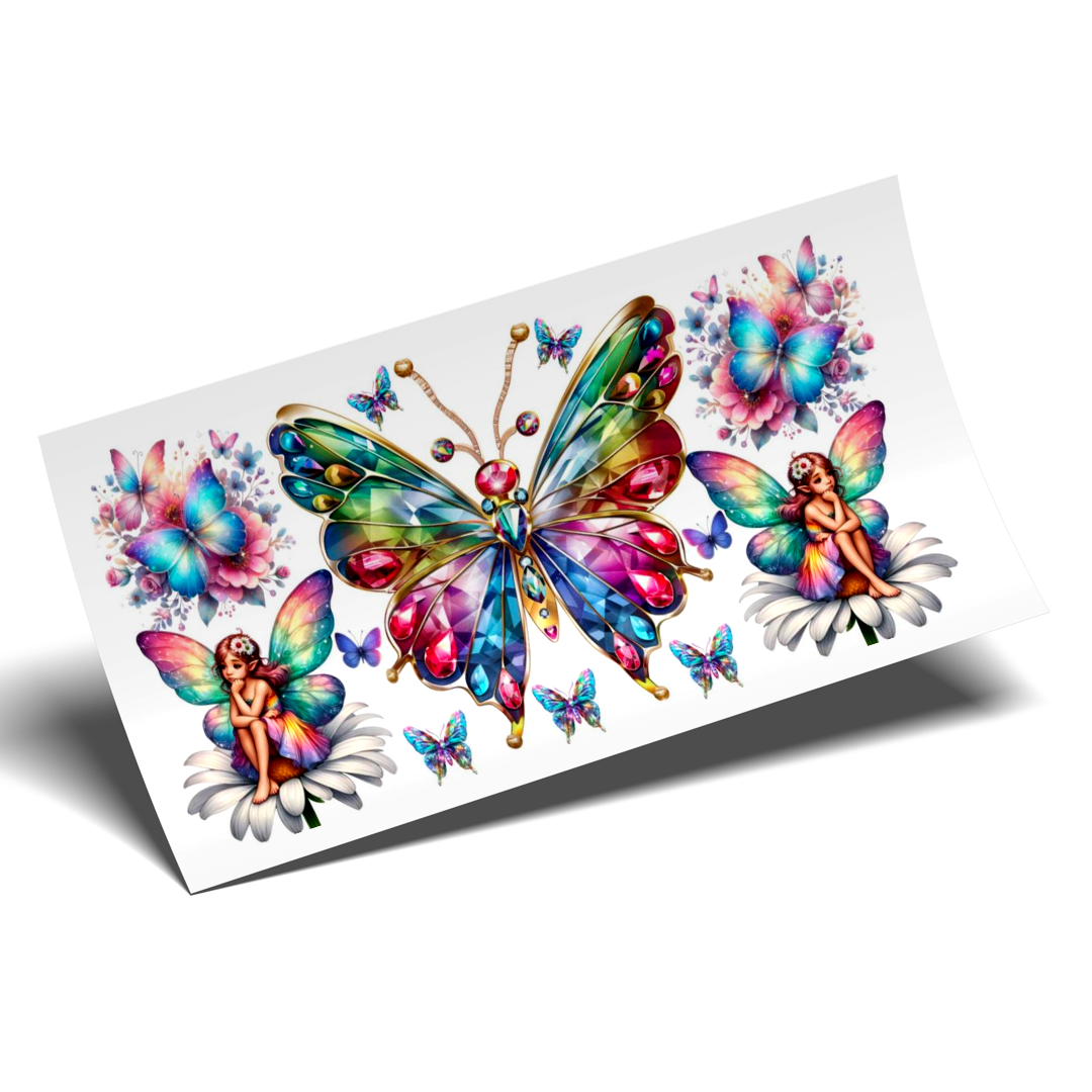 Cup Wrap Stickers UV DTF - Magic Fairytale