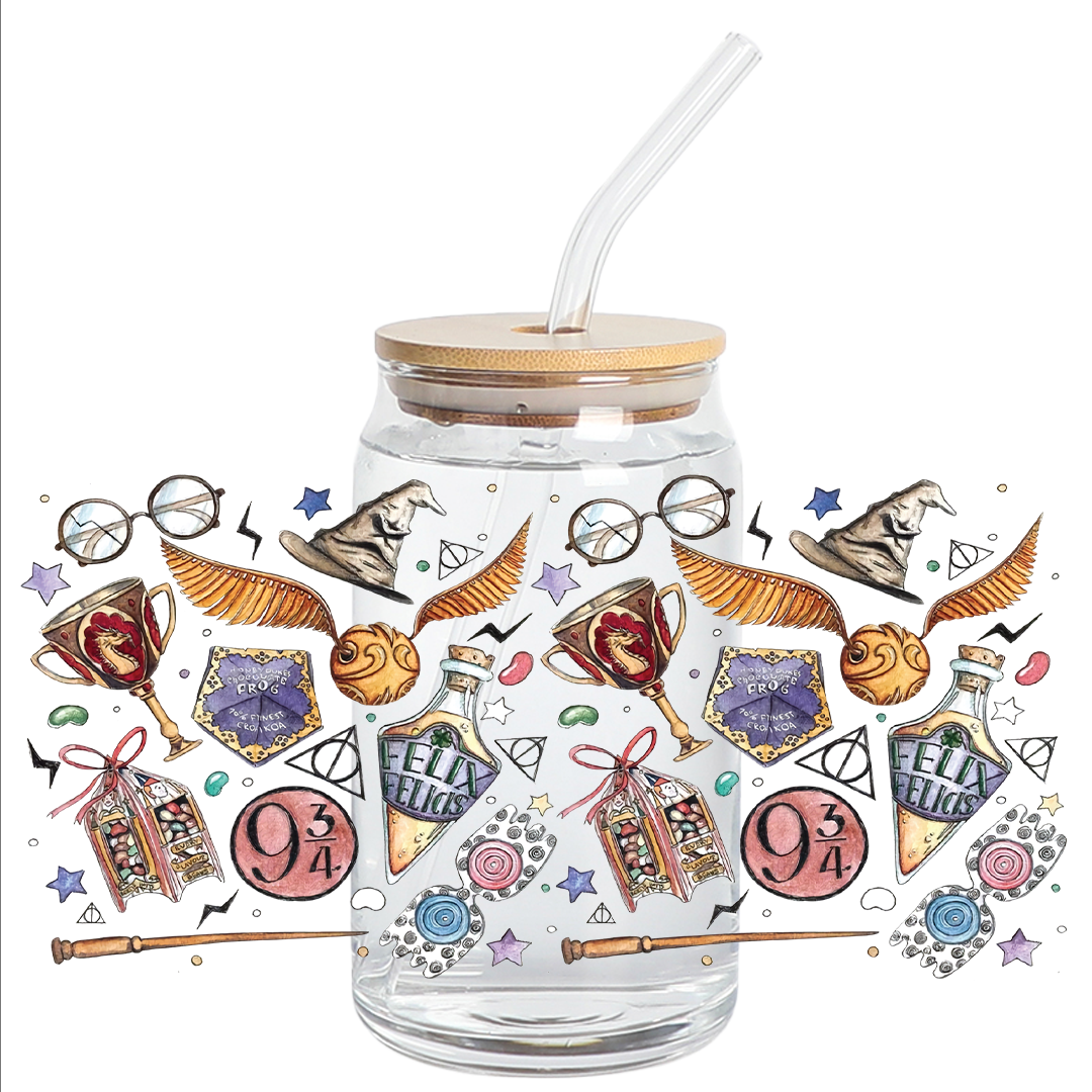 Cup Wrap Stickers UV DTF - HP Embrujado Wrap