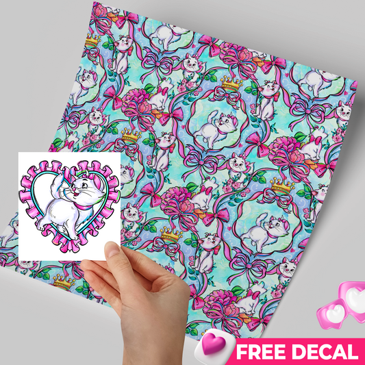 High-Quality Printed Adhesive Vinyl – Permanent Finish 12x12" Maire / Free Uvdtd decal