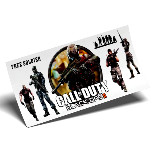 Cup Wrap Sticker - UV DTF Call of duty