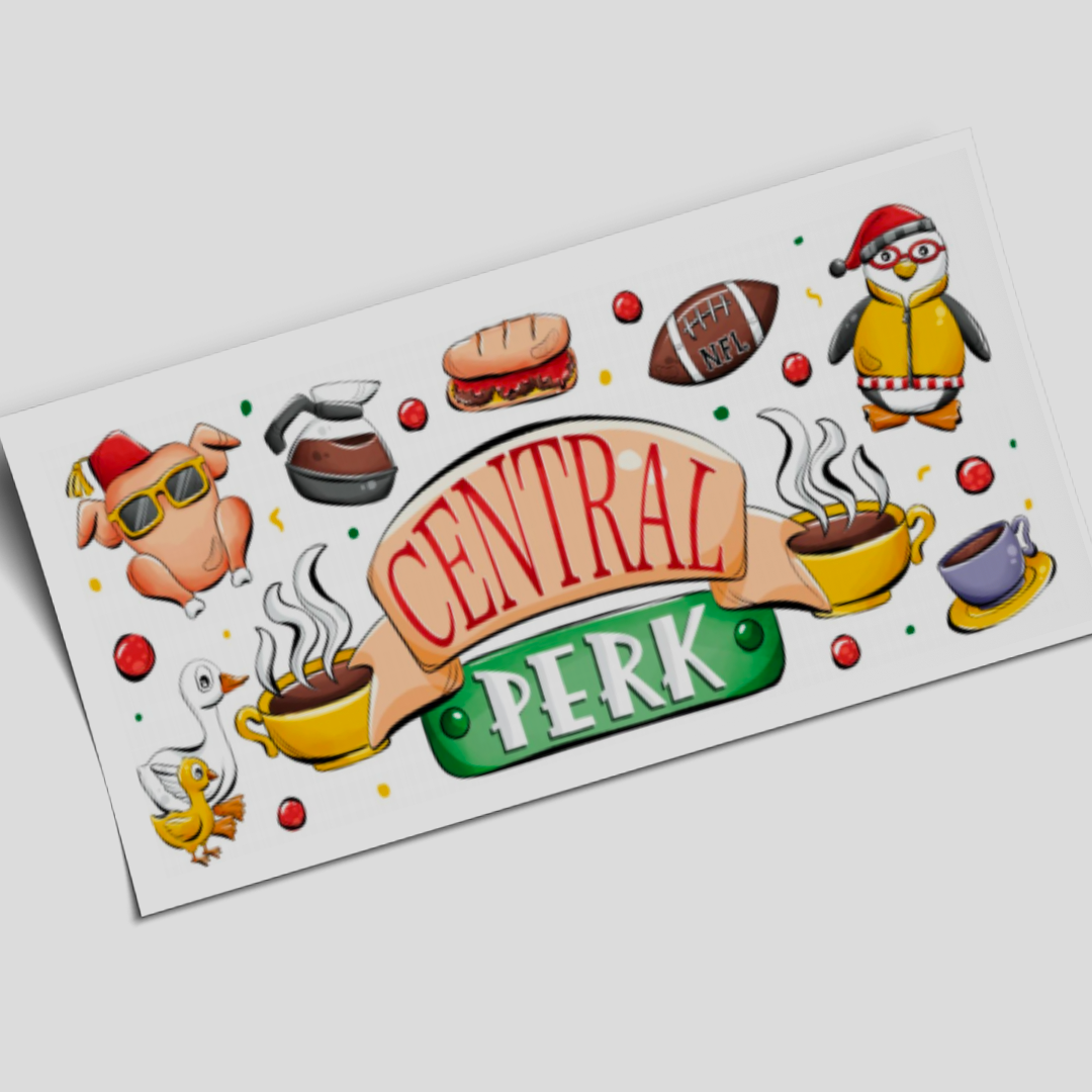 UV DTF - Friends central park libbey wrap