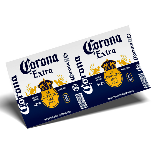 UV DTF Wrap - Corona Beers