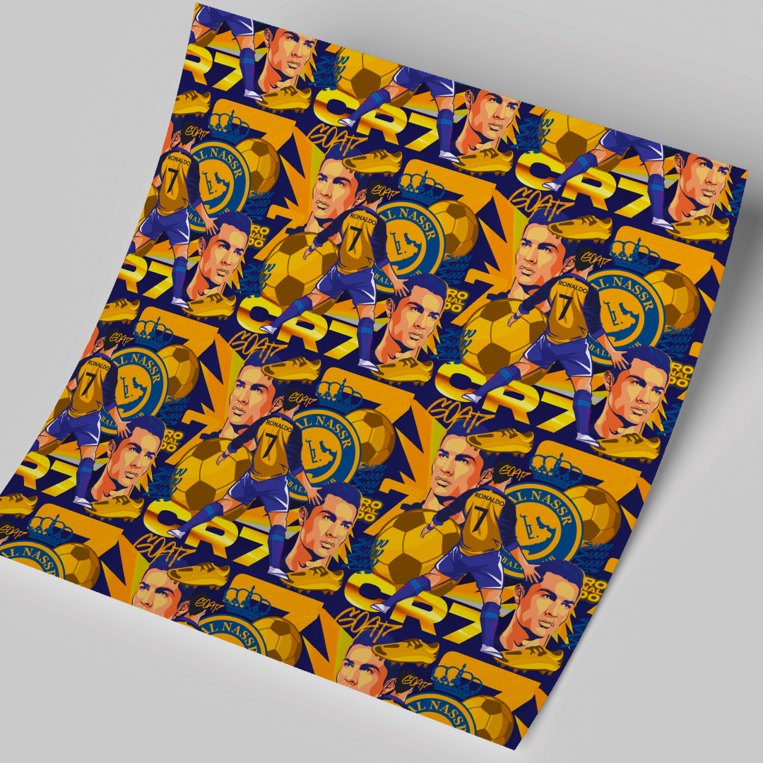 Printed Vinyl Sheet 12x12 " Permanent Vinyl - CR7