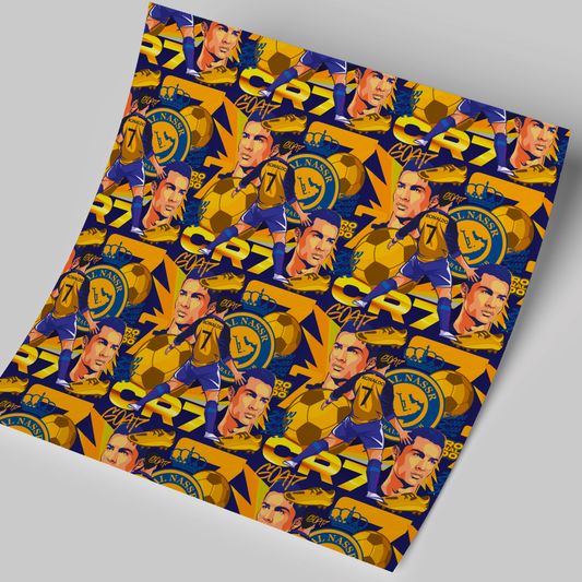 Printed Vinyl Sheet 12x12 " Permanent Vinyl - CR7