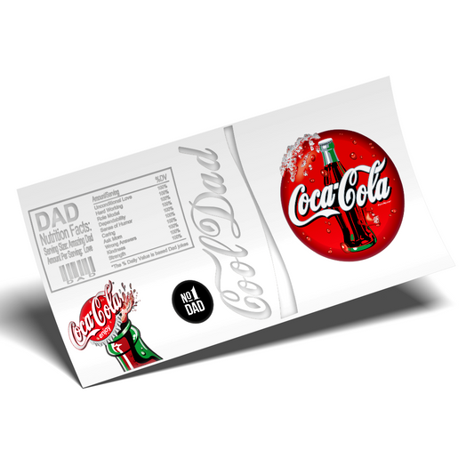 Cup Wrap Sticker UV DTF - Cool Dad