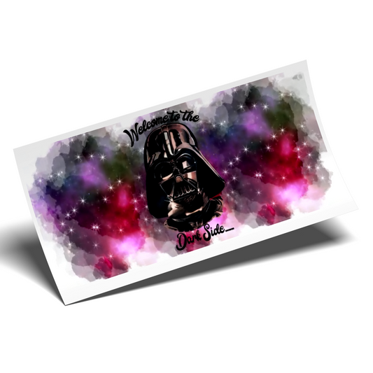 Cup Wrap Sticker - UV DTF NEbula Star Wars Dark Side