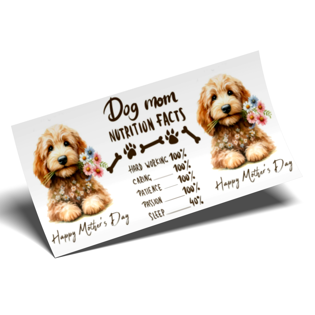 UV DTF - DOG Mom nutrition facts