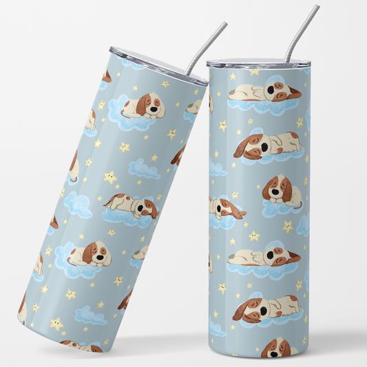 Printed Vinyl Sheet Sleeping Doggy Printed 12x12 " Permanent Vinyl