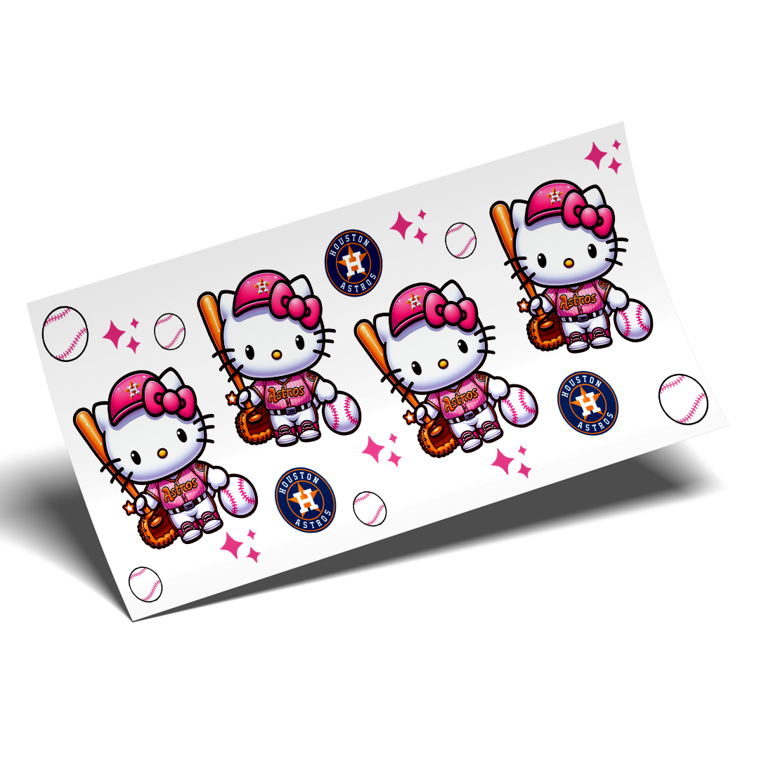 UV DTF - Kitty Houston Astros