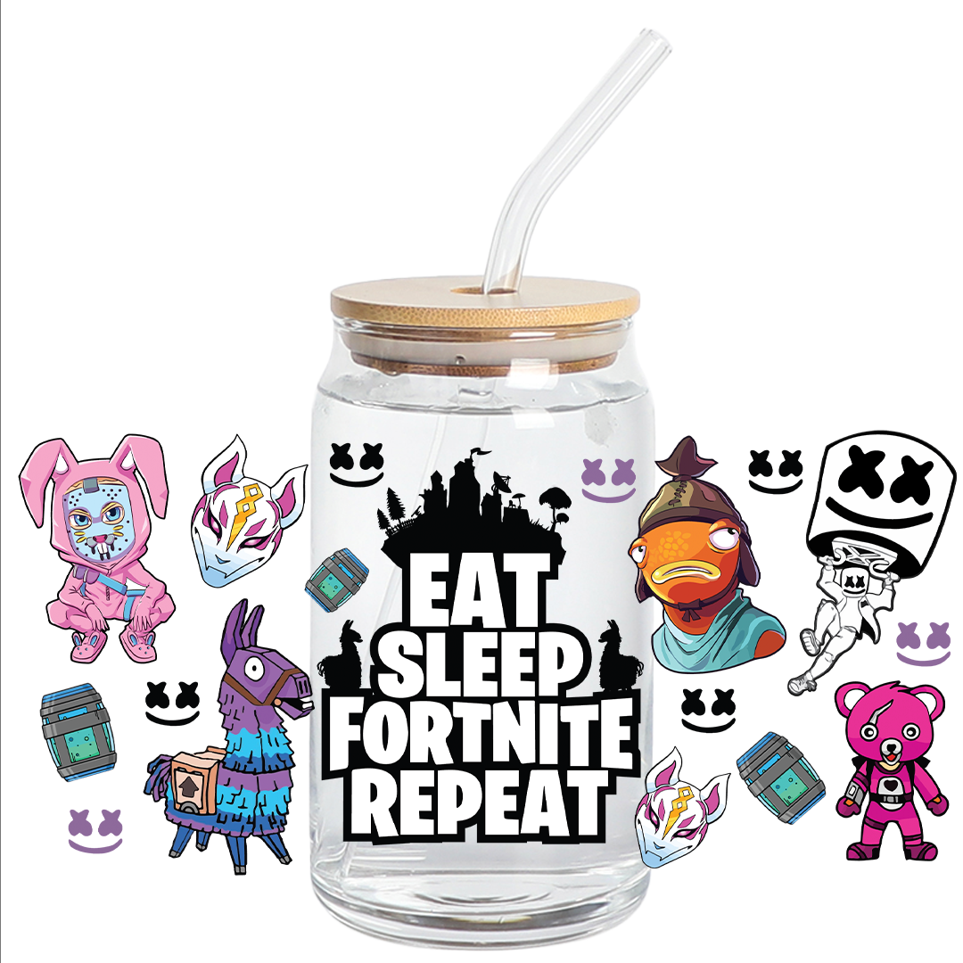 Cup Wrap Stickers UV DTF Stickers Wrap - Fornite Libbey Wrap