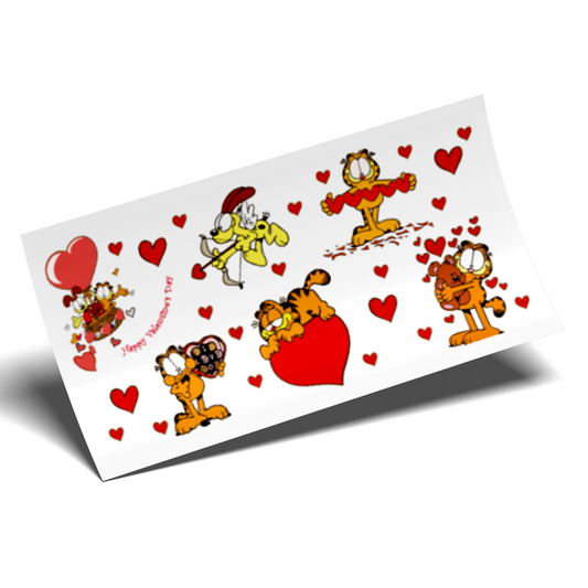 Cup Wrap Sticker UV DTF - Garfield Chocolates