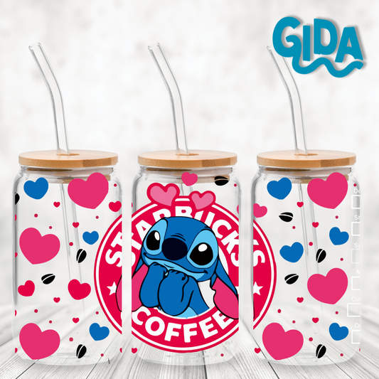 UV DTF - Pink Logo STITCHY Libbey Wrap