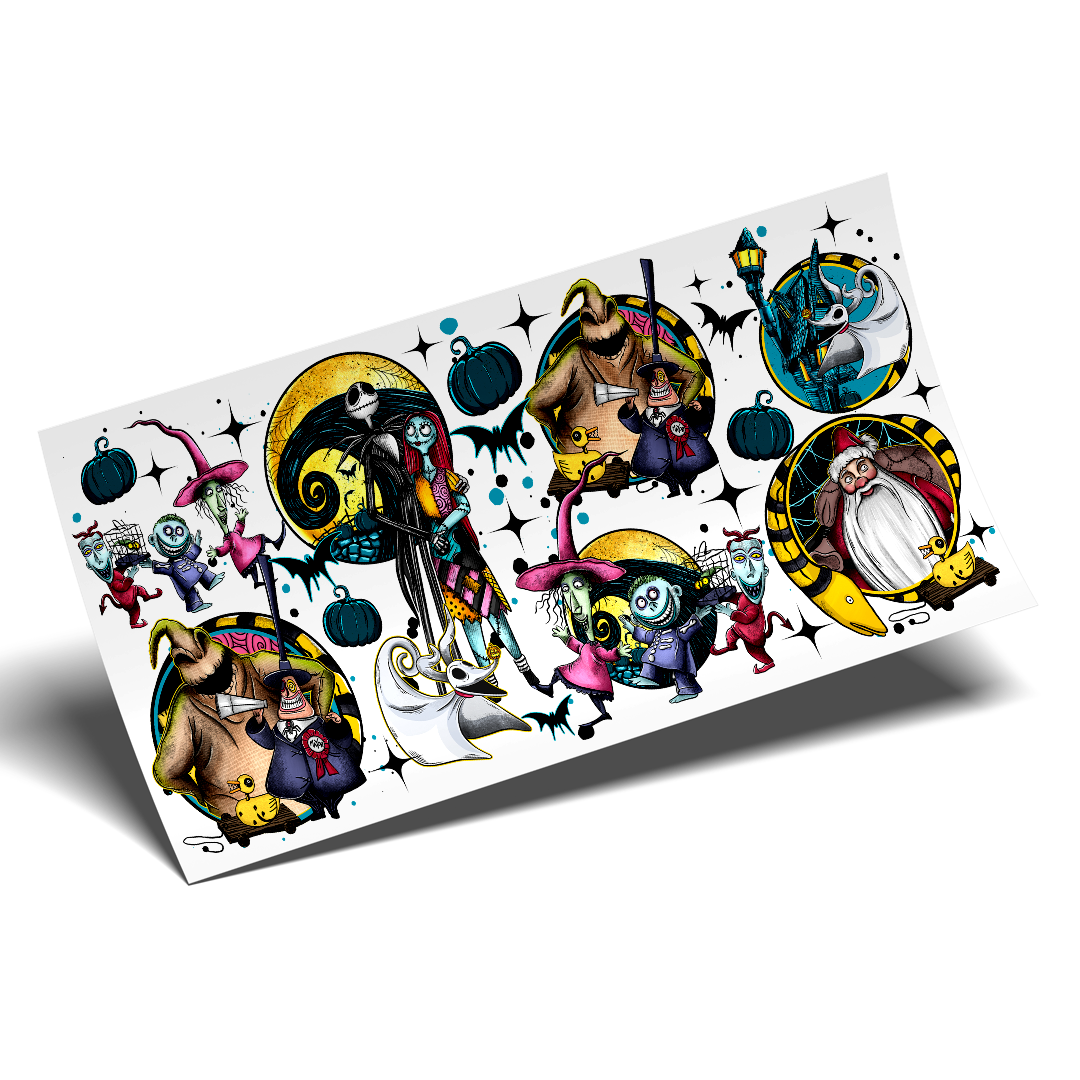 UV DTF Cup Wrap - Jack Bubbles