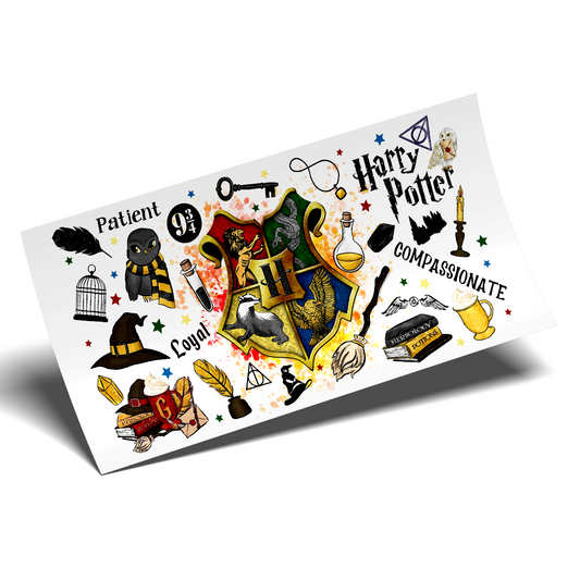 Cup Wrap Stickers UV DTF Wrap - Harry Potter 934