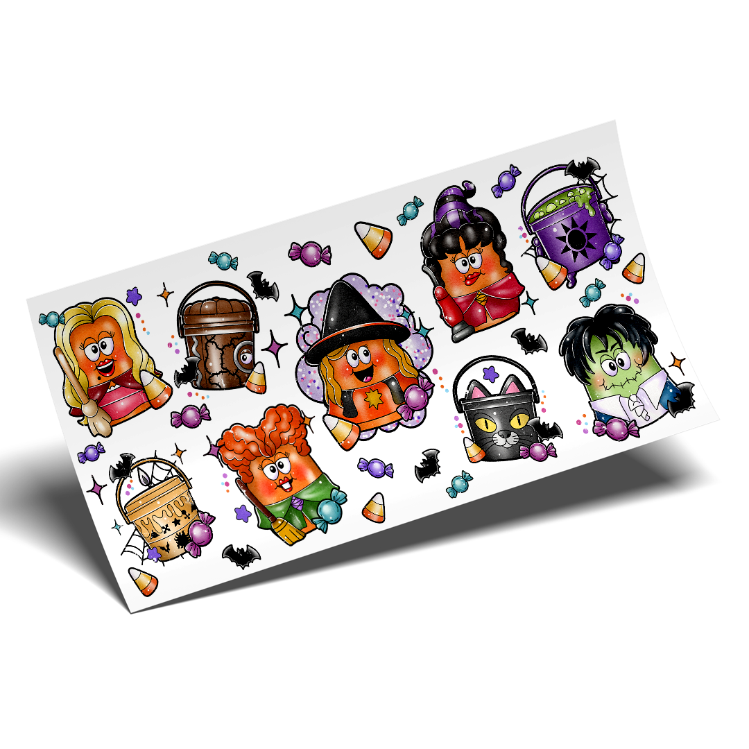 UV DTF Cup Wrap - Brujitas nuggets marshmallow