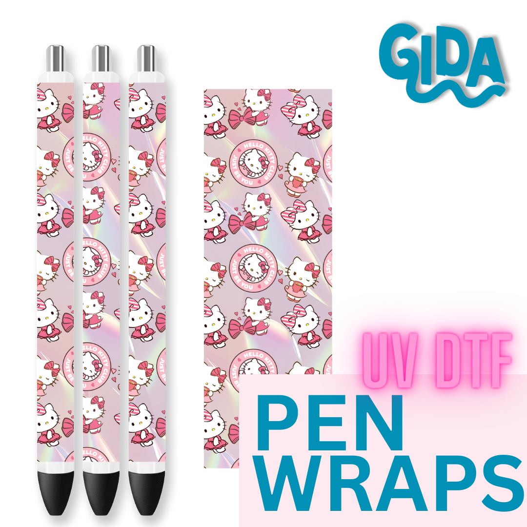 UV DTF - Hello Kitty Pen Wrap