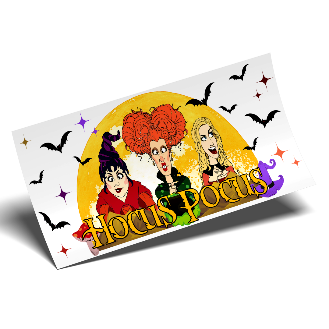 Cup Wrap UV DTF Stickers Wrap - Hocus Pocus