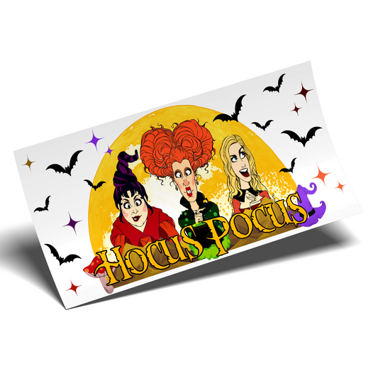 Cup Wrap UV DTF Stickers Wrap - Hocus Pocus