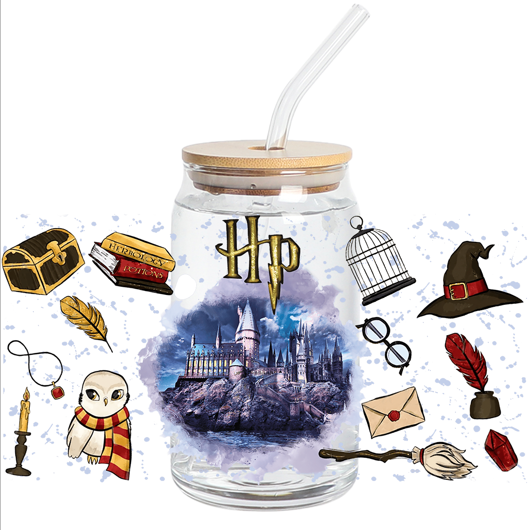 UV DTF Stickers Wrap - Blue Castle HP Libbey