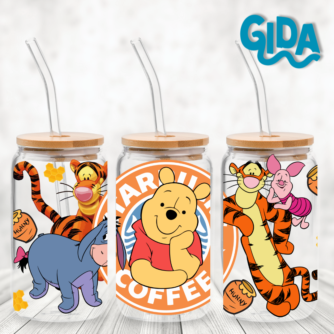 UV DTF Stickers Wrap - Hunny Libbey Winnie Wrap