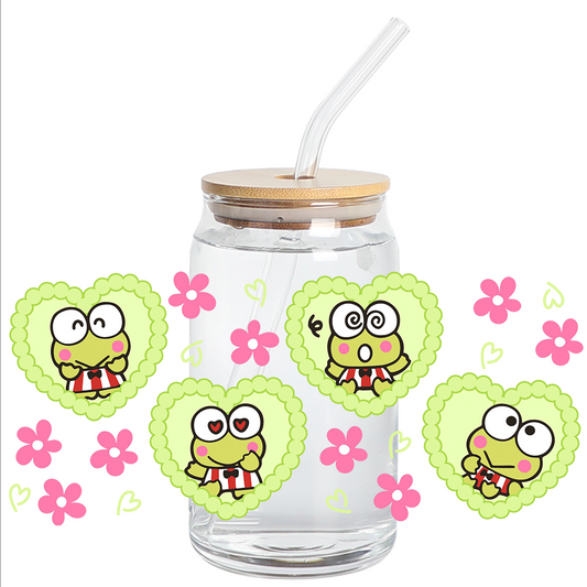 Cup Wrap Uvdtf Sticker - Keroppi 16oz Wrap