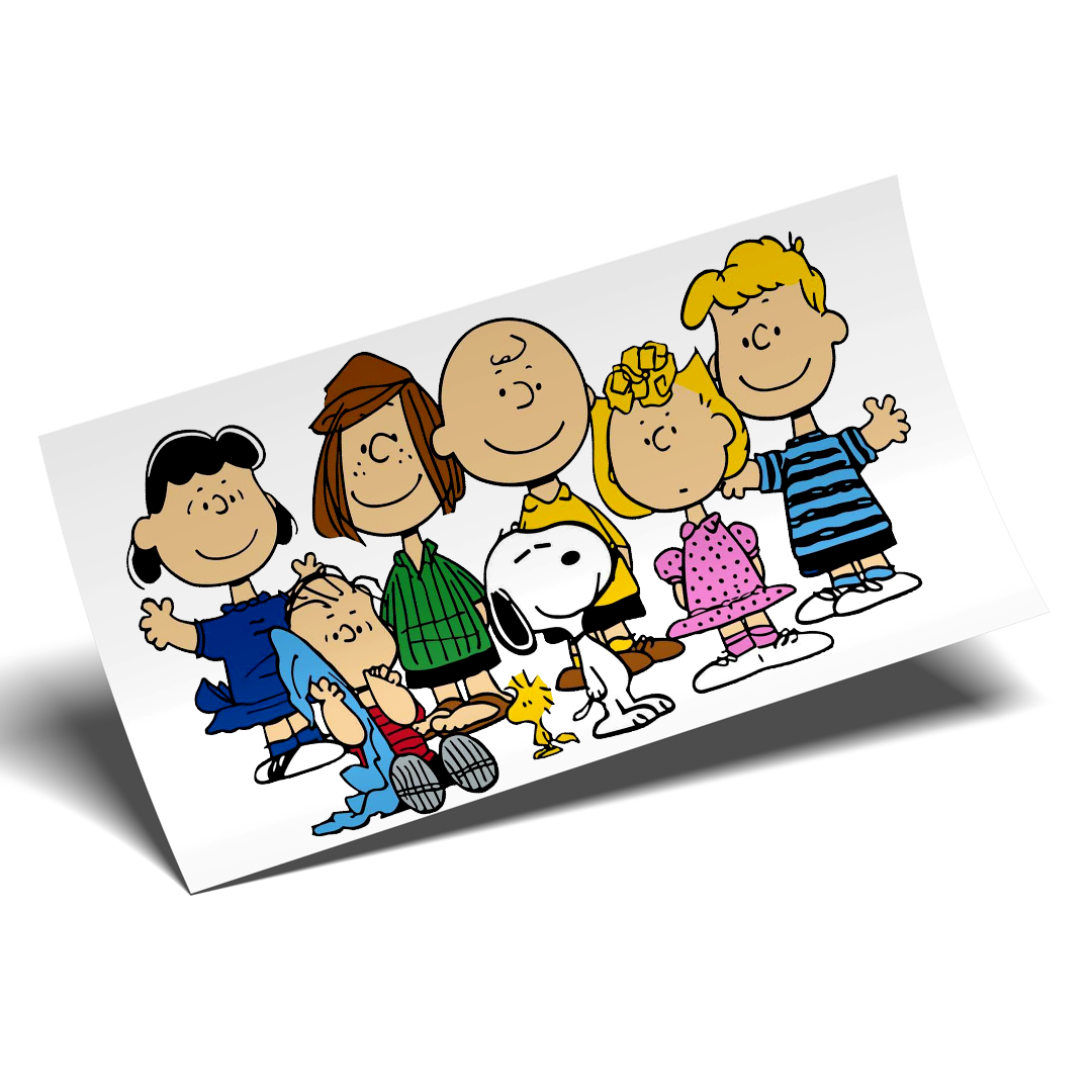 Cup Wrap Sticker UV DTF - Basic Snoopy