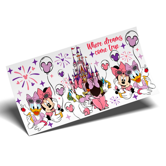 UV DTF Cup Wrap - Castle Friends