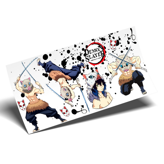 Cup Wrap Sticker UV DTF - Demon Slayer Libbey cup Wrap