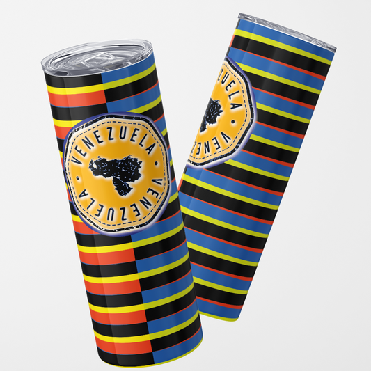 Geometric Pattern - 20oz Straight Tumbler wrap Printed Vinyl