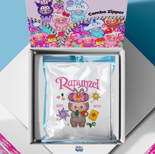 Zipper Combo LABUBU for resin tumblers - LIMITED QTY