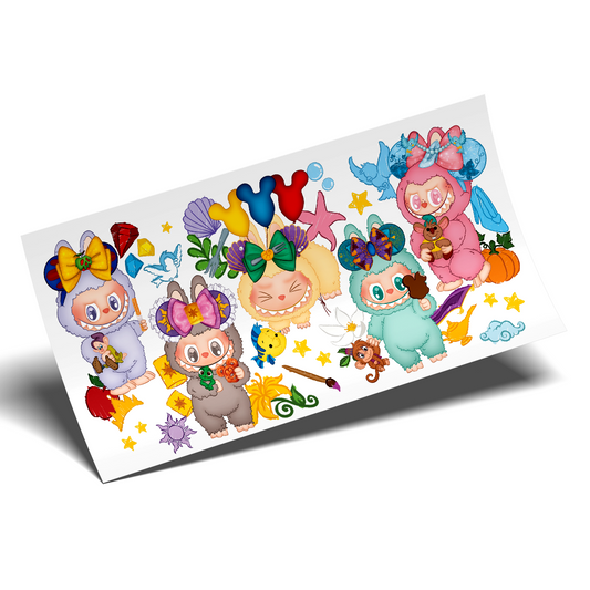 UV DTF Wrap Stickers - Labubu Magic Princess