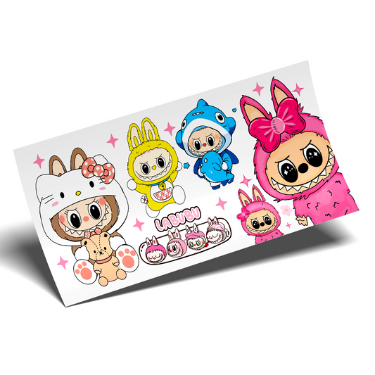 UV DTF Cup Wrap - La bubu or Sanrio