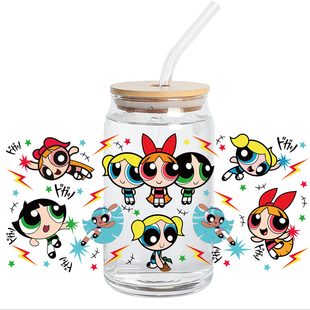 UV DTF Stickers Wraps - Poderosas libbey cup Wrap