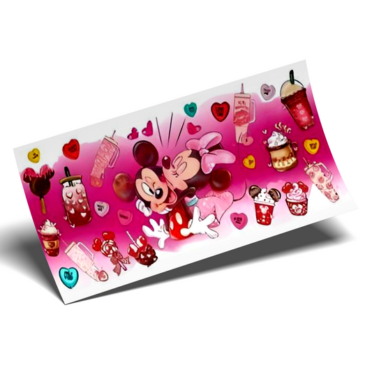 Cup Wrap Sticker - UV DTF Love, cookies and coffee