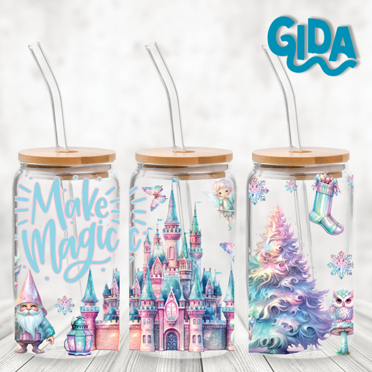 UV DTF - Make Magic Christmas Libbey cup Wrap
