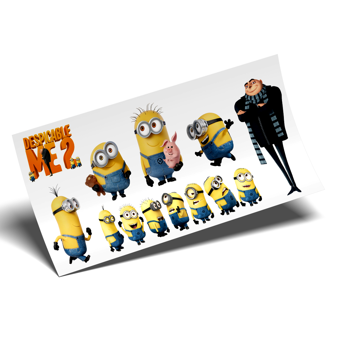 UV DTF Cup Wrap - Minions