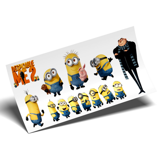 UV DTF Cup Wrap - Minions