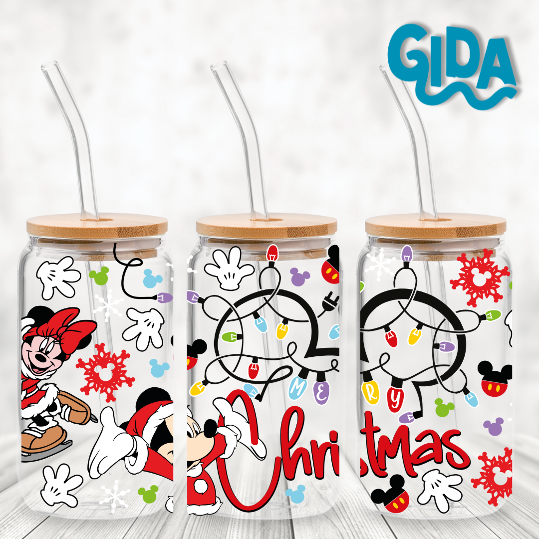 UV DTF - Magic Christmas Moussies libbey cup Wrap