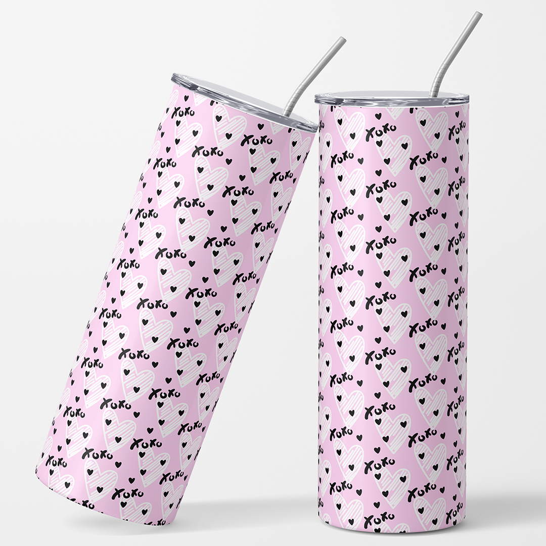 Printed Permanent Vinyl Mini Xoxo xoxo 12x12 "