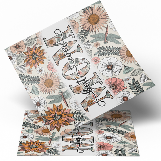 Wrap - Printed Vinyl Sheet MAMA 20oz Straight Tumbler wrap Vinyl