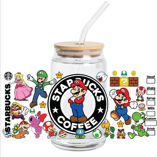 UV DTF Sticker Wraps - MI MARIO Wrap